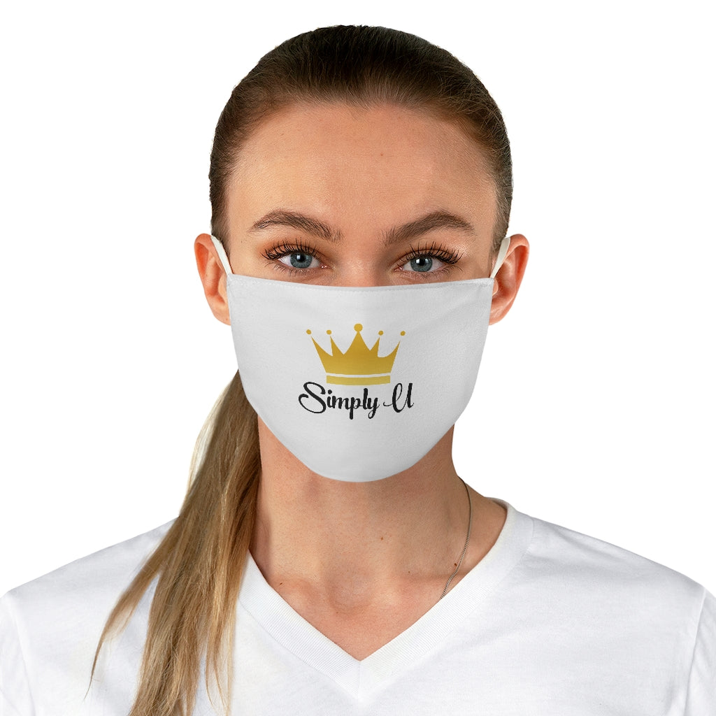 "Simply U Crown" Fabric Face Mask