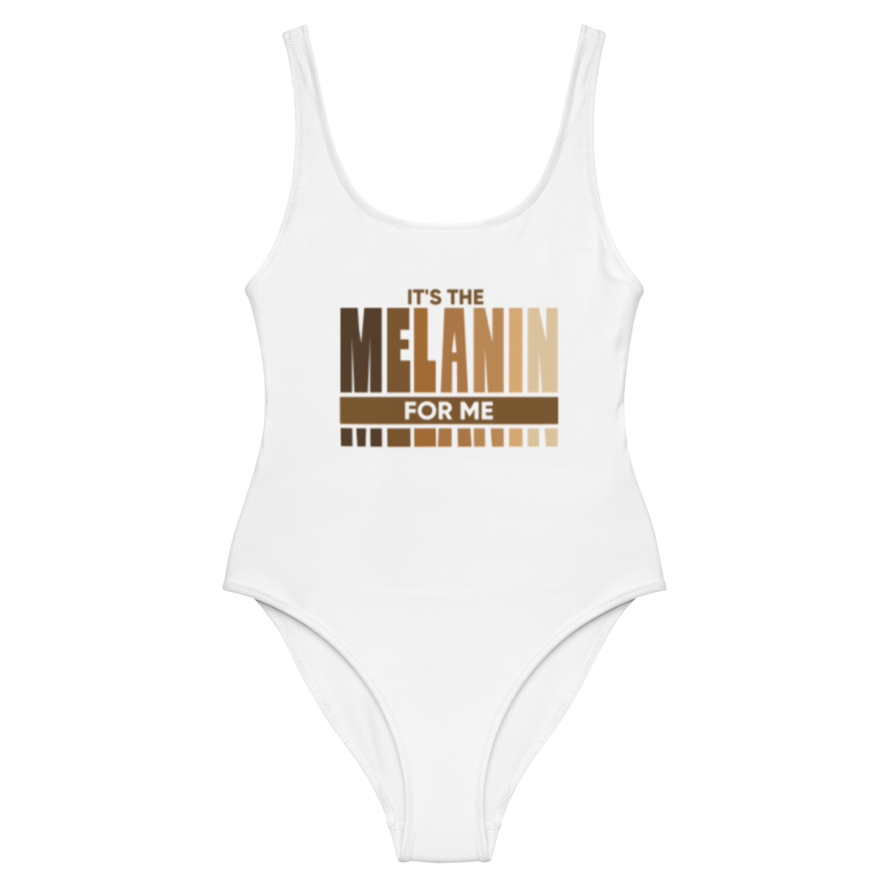 "It's The Melanin For Me" One-Piece Swimsuit