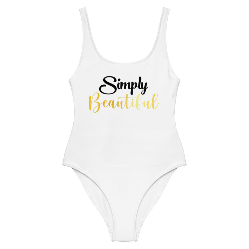 "Simply Beautiful" One-Piece Swimsuit